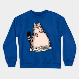 American Shorthair Lazy Cat Crewneck Sweatshirt